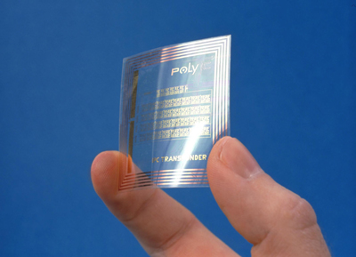 比利时微电子研究中心展示一款塑料12位RFID标签