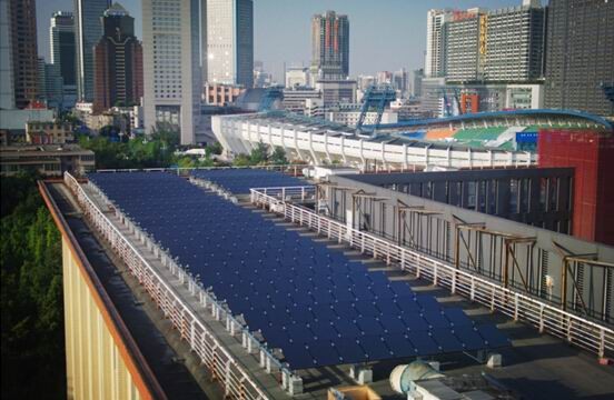 中国德富塑料网最新资讯：薄膜太阳能发电项目落户四川科技馆（附图）