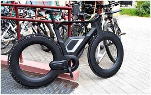 无轮毂E-Bike电动自行车减重又炫酷